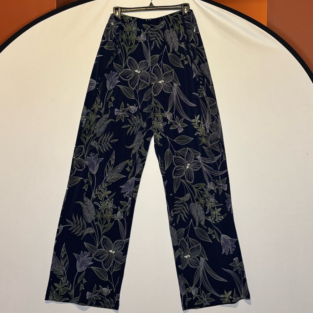 Susan Graver Printed Liquid Knit Pants